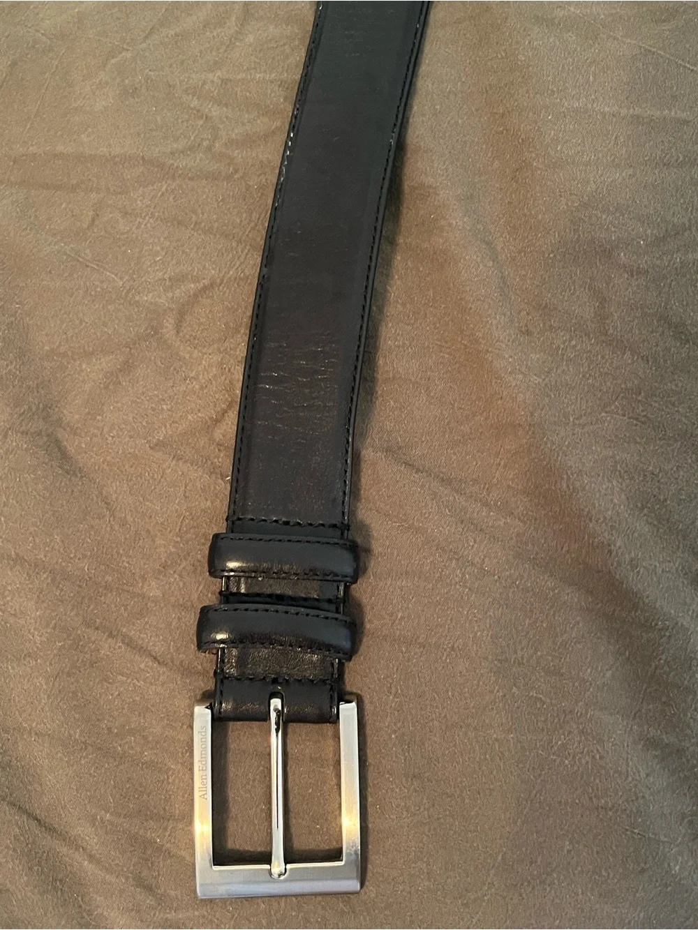 Allen Edmonds black Leather Belt